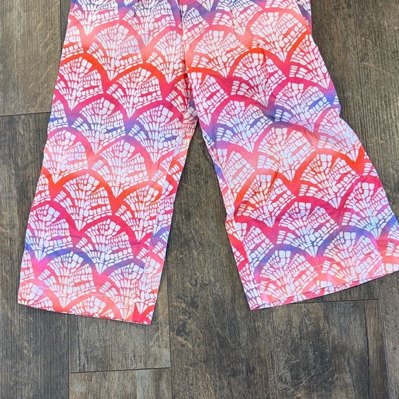 Hatley Pink and Orange Patterned Pants - Picture 3 of 8